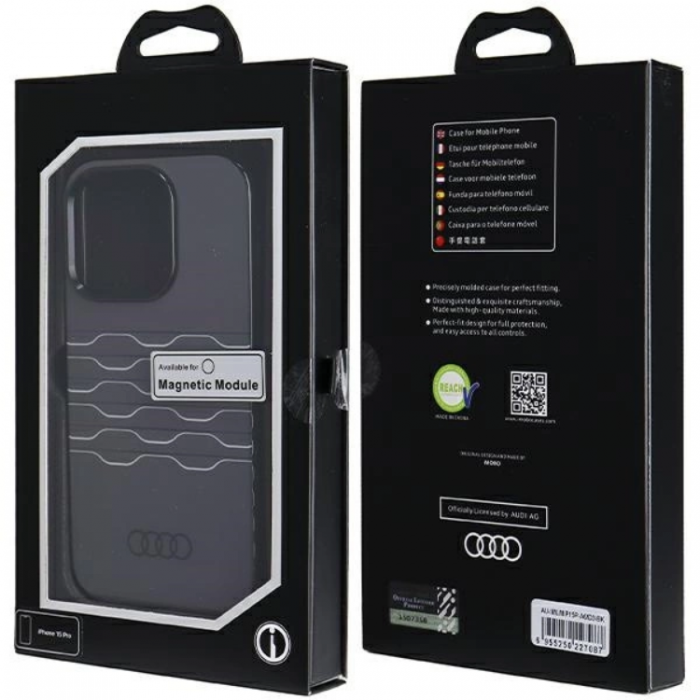 Audi - Audi iPhone 15 Pro Mobilskal Magsafe IML - Svart