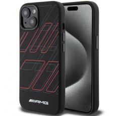 Mercedes - AMG iPhone 15/14/13 Mobilskal MagSafe Silikon Large Rhombuses