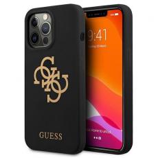 Guess - Guess Silicone 4G Logo Skal iPhone 13 Pro - Svart