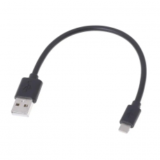 SiGN - SiGN USB-A till Lightning Kablar 12W 0.25m - Svart