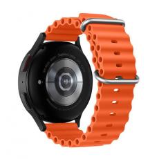 Forcell - Forcell Galaxy Watch 6 (44mm) Armband FS01 - Orange