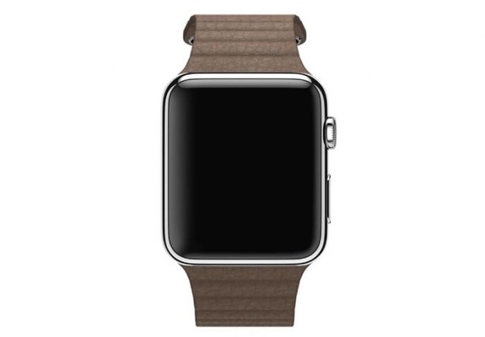 UTGATT5 - Magnetisk Watchband till Apple Watch 42mm - Brun
