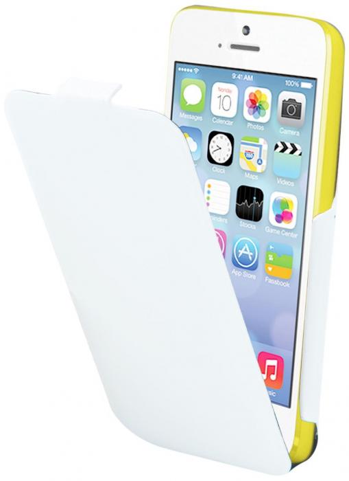 Muvit - Muvit iFlip case till iPhone 5c - Vit