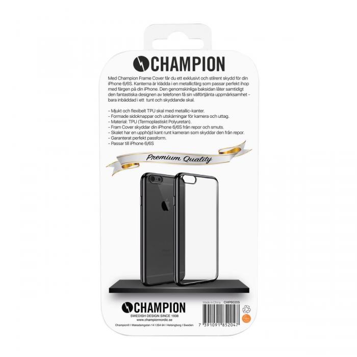 UTGATT5 - Champion Frame skal fr iPhone 6/6S - svart