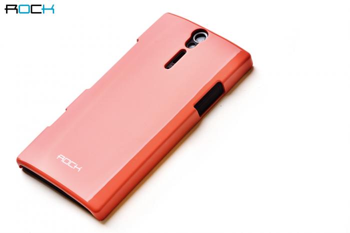 UTGATT4 - Rock Colorful Skal till Sony Xperia S (ORANGE) + HD Skrmskydd