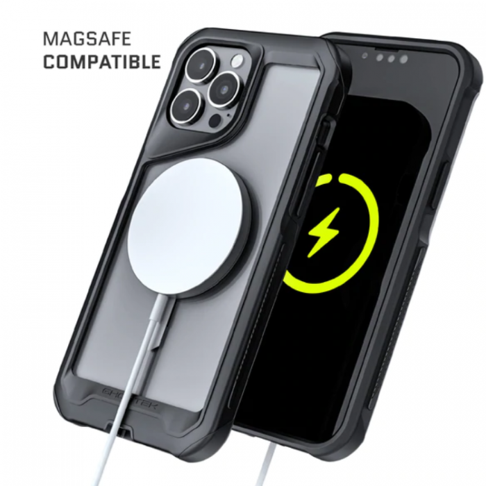 UTGATT1 - Ghostek Atomic Slim MagSafe Skal iPhone 13 Pro - Svart