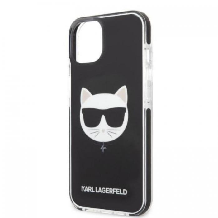 KARL LAGERFELD - Karl Lagerfeld iPhone 13 mini Skal Choupette Head - Svart