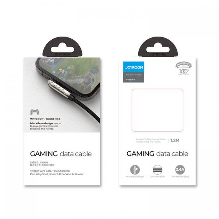 Joyroom - Joyroom Gaming USB-A till Lightning kabel 1.2m - Silver