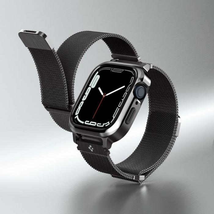 Spigen - Spigen Apple Watch 7/8 (45mm) Armband - Graphite