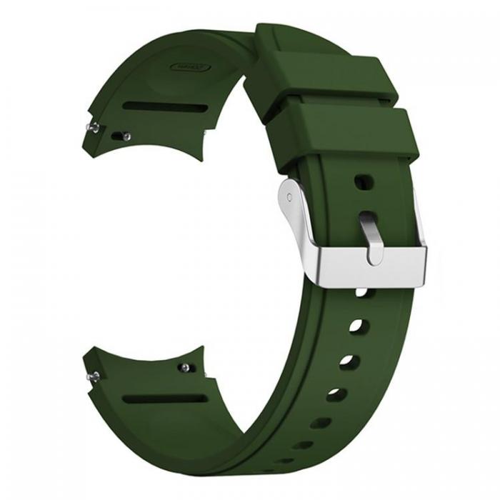 A-One Brand - Galaxy Watch 6 Classic (47mm) Armband Silikon - Army Grn