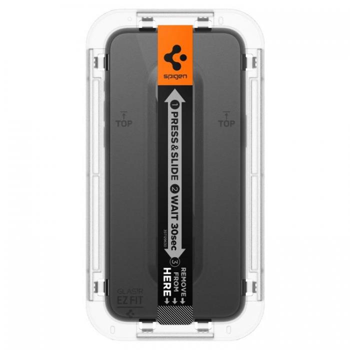 Spigen - [2-Pack] Spigen iPhone 15 Pro Max Hrdat Glas Skrmskydd 'EZ' Fit