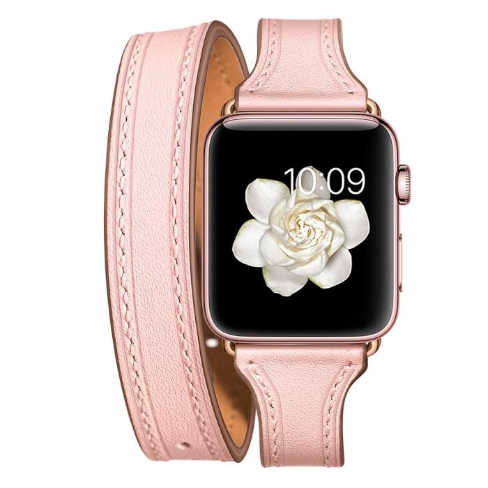UTGATT5 - Tech-Protect Longcharm Apple Watch 1/2/3/4/5 (38 / 40Mm) Rosa / Guld