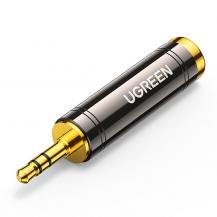 Ugreen - Ugreen Ljud Adapter 3.5 mm Male 6.35 mm Mini Jack Female - Grå