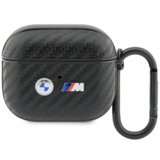 BMW - BMW Airpods 3 Skal Carbon Double Metal Logo - Svart