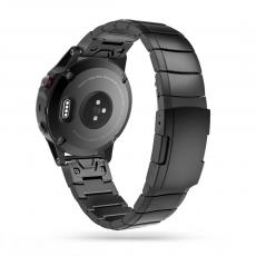 Tech-Protect - Tech-Protect Stålband Garmin Fenix 5/6/6 Pro - Svart