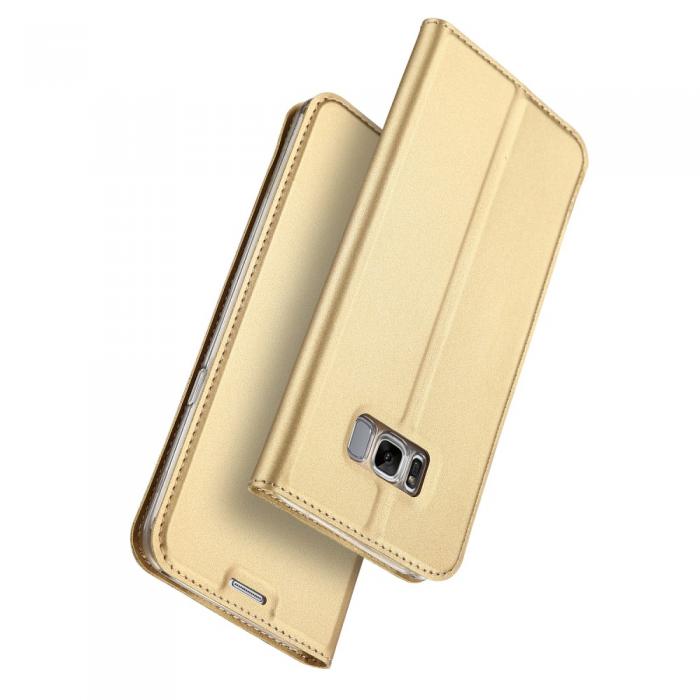 UTGATT4 - DUX DUCIS Plnboksfodral till Samsung Galaxy S8 - Gold