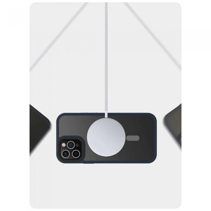 Tech-Protect - Tech-Protect Magmat Magsafe Skal iPhone 12/12 Pro - Matte Svart