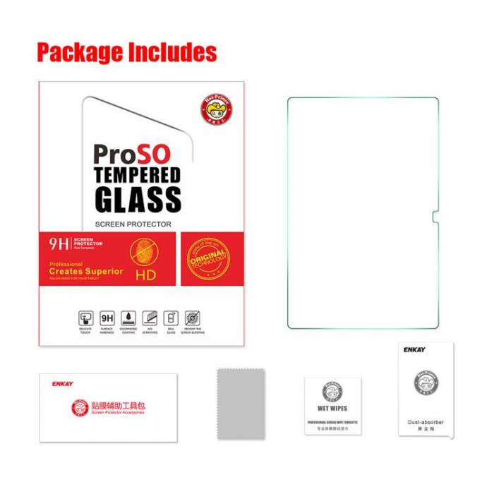 ENKAY - [2-Pack] ENKAY Galaxy Tab A8 10.5 (2021) Hrdat Glas Skrmskydd - Clear