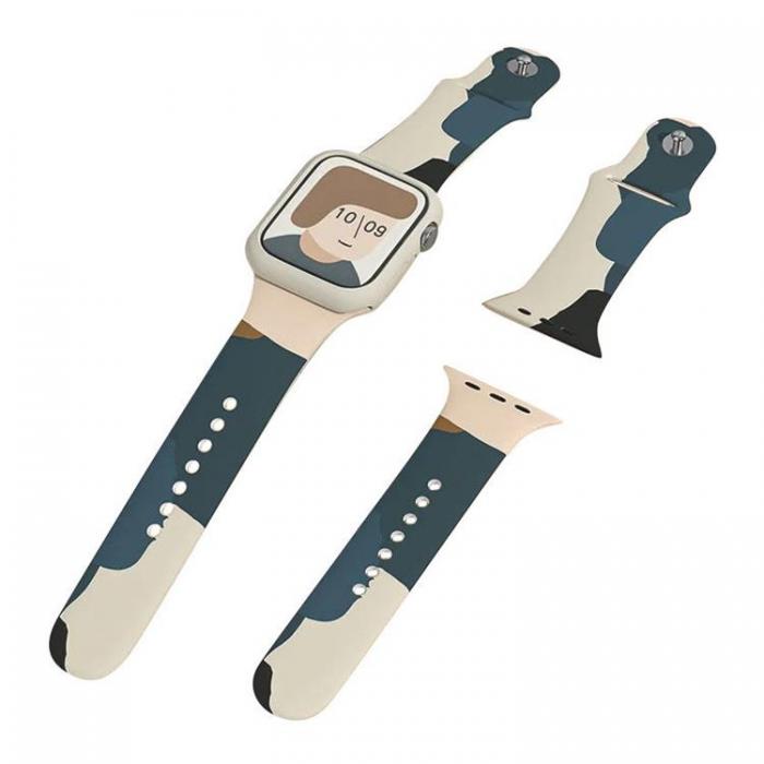 UTGATT1 - Silicon Camo Apple Watch Band 6/5/4/3/2 (40/38 mm) - Moro Bl