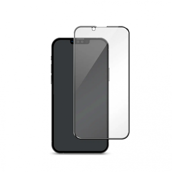 SiGN - SiGN iPhone 13 Mini Hrdat Glas Skrmskydd + Monteringsram