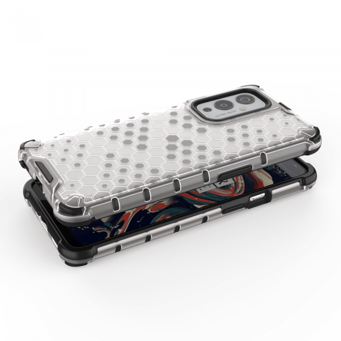 UTGATT1 - Honeycomb Armor Skal till OnePlus 9 - Svart