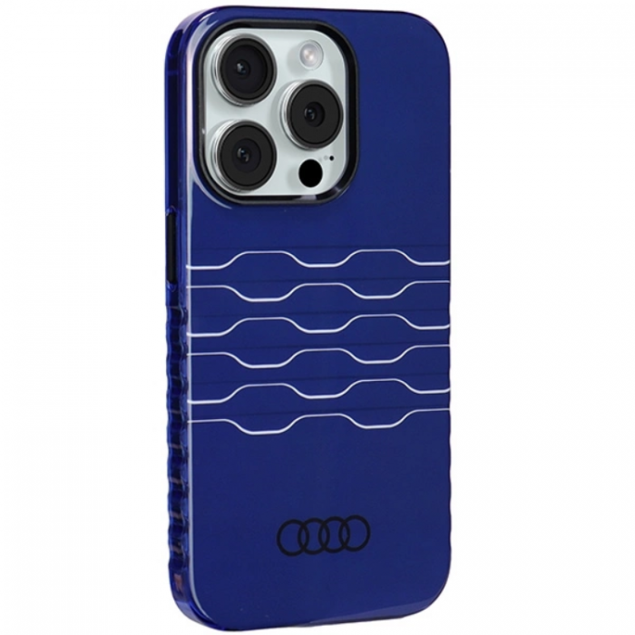 Audi - Audi iPhone 15 Pro Mobilskal Magsafe IML - Bl