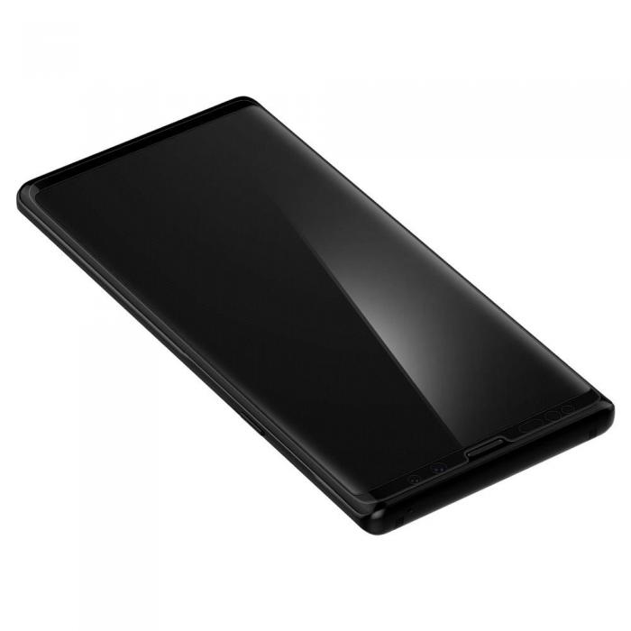 UTGATT5 - SPIGEN Hrdat Glas Tr Case Friendly Galaxy Note 9 Svart