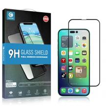 Mocolo - MOCOLO iPhone 14 Pro Max Skärmskydd i Härdat glas Full Glue HD - Svart