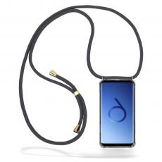 CoveredGear-Necklace - Boom Galaxy S9 Plus mobilhalsband skal - Grey Cord