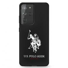 US Polo - US Polo Silicone Logo Skal Galaxy S21 Ultra - Svart