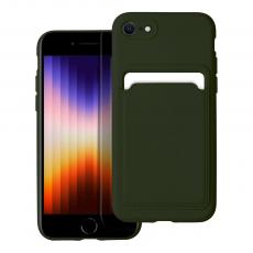 Forcell - iPhone 7/8/SE (2020/2022) Skal Forcell Korthållare - Grön