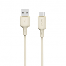 Dudao - Dudao USB-A Till USB-C Kabel 1m - Beige