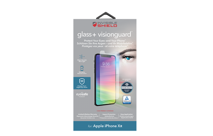 INVISIBLESHIELD - InvisibleShield Glass Visionguard iPhone 11/XR - Transparent