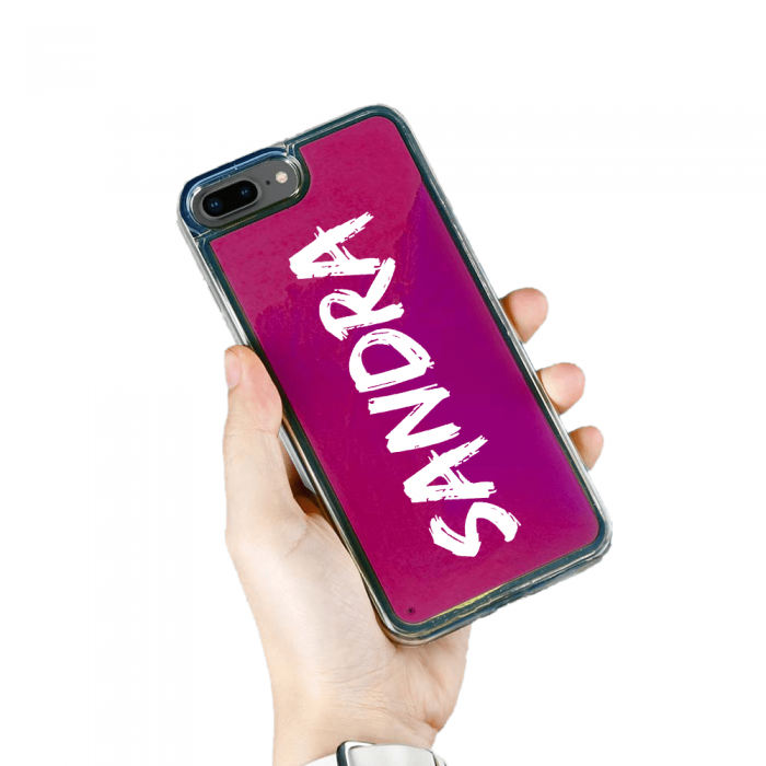 UTGATT5 - Designa Sjlv Neon Sand skal iPhone 7/8 Plus - Violet