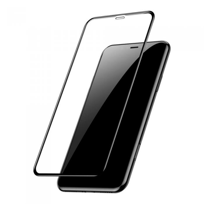 UTGATT5 - Baseus Full coverage Hrdat glas iPhone 11 Pro Max/ XS Max Svart