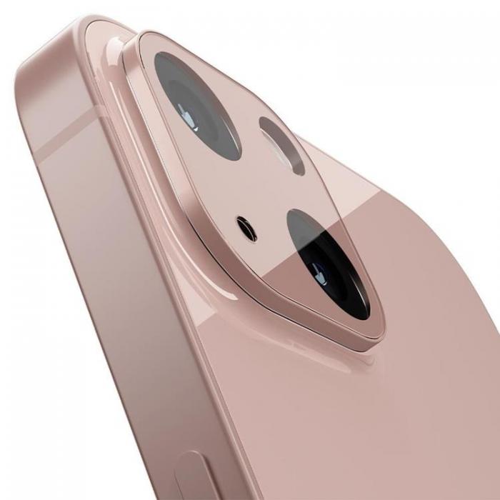UTGATT1 - Spigen Optik.Tr 2-Pack Kameraskydd iPhone 13 Mini / 13 - Rosa