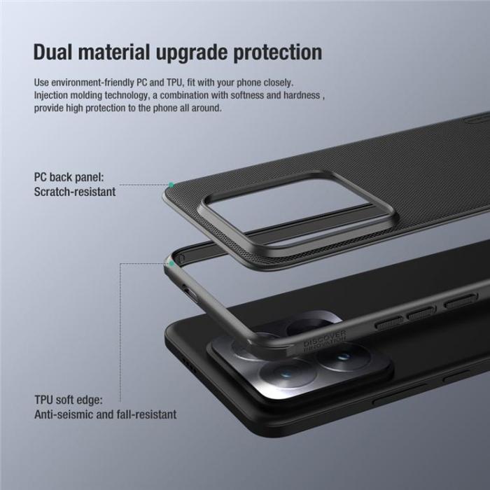 Nillkin - Nillkin Xiaomi 14 Pro Mobilskal Super Frosted Shield Pro - Svart