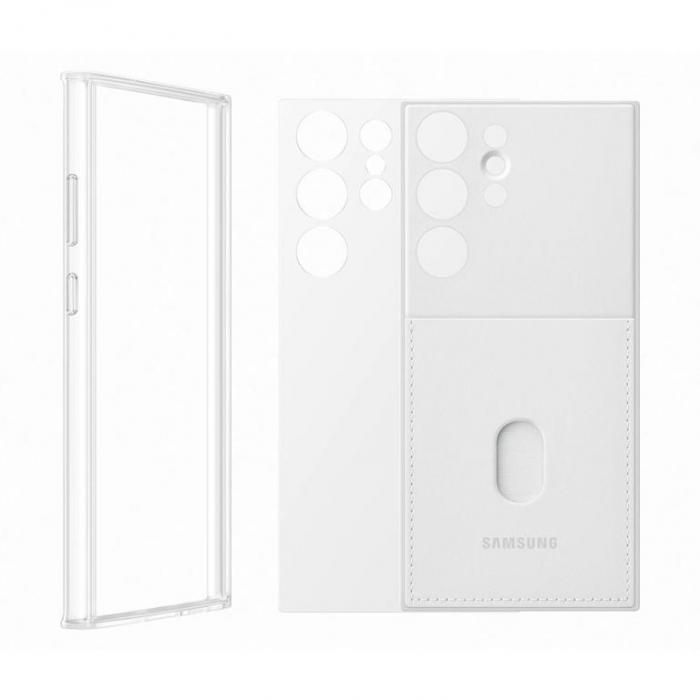 Samsung - Samsung Galaxy S23 Ultra Skal Frame Cover - Vit