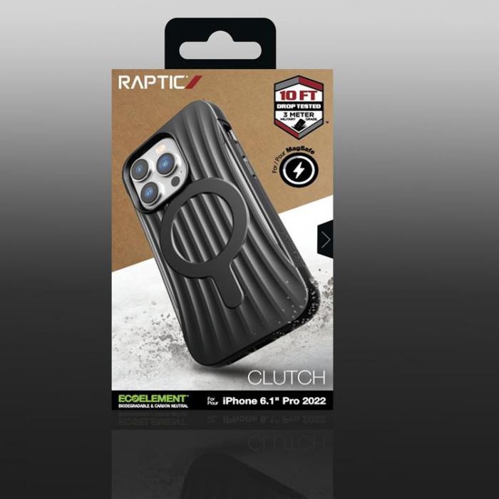 Raptic - Raptic iPhone 14 Pro Skal Magsafe Clutch - Svart