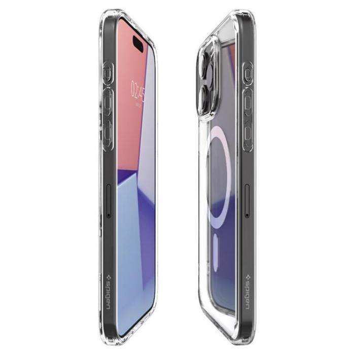 Spigen - Spigen iPhone 15 Pro Max Mobilskal Magsafe Hybrid - Vit