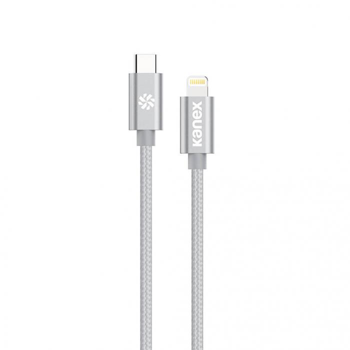 UTGATT1 - Kanex Durabraid USB-C till Lightningkabel 2m - Silver