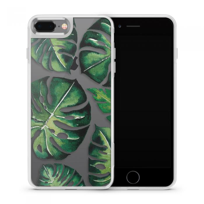 UTGATT5 - Fashion mobilskal till Apple iPhone 8 Plus - Transparent jungle