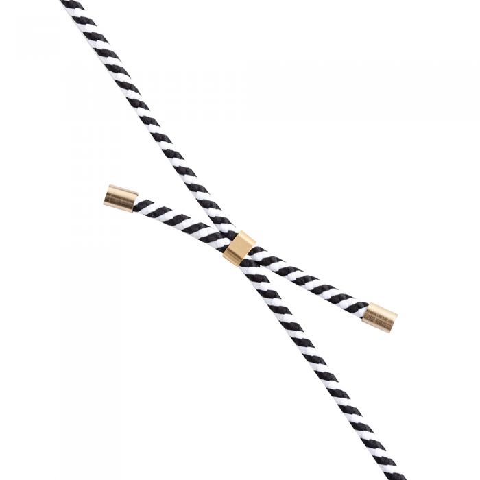 Boom of Sweden - Boom Halsbandsrem Rope - White Stripes