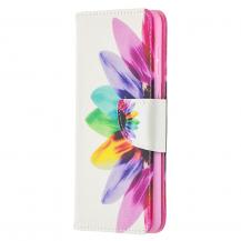 A-One Brand - Plånboksfodral till Samsung Galaxy S21 Ultra - Blomma