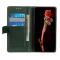 KHAZNEH - KHAZNEH Galaxy S23 Plus Plnboksfodral Stand Flip PU Lder - Grn