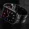 A-One Brand - Apple Watch 2/3/4/5/6/7/SE (38/40/41mm) Armband Race Stainless Steel - Svart