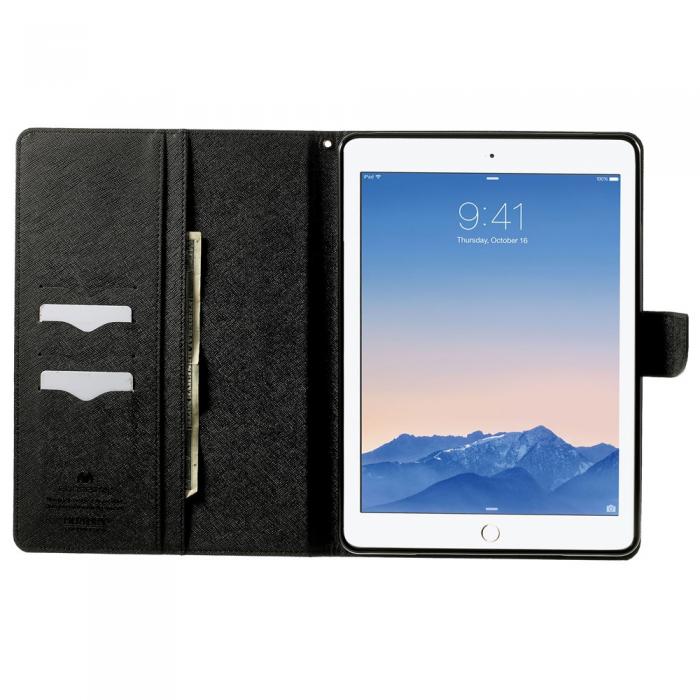 UTGATT5 - Mecury Fancy Diary PlnboksFodral till Apple iPad Air 2 - Svart