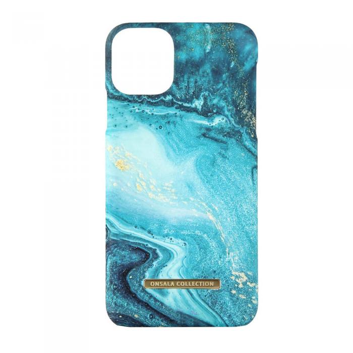 Onsala Collection - Onsala Collection Mobilskal iPhone 11 Pro Max - Soft Blue Sea Marble