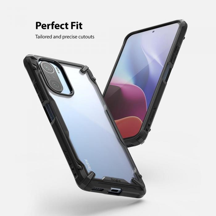 UTGATT5 - Ringke - Fusion X Mobilskal Xiaomi Poco F3 / Mi 11i - Svart