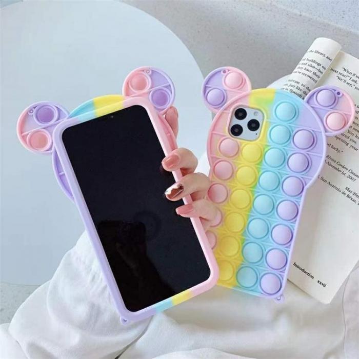 UTGATT1 - Panda Pop it Fidget Multicolor Skal till iPhone 11